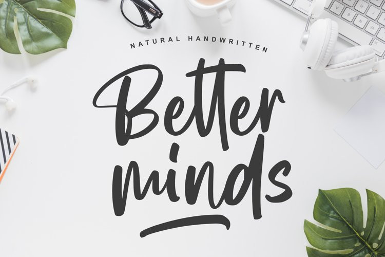 Better Minds Script Font