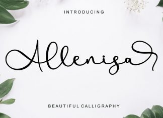 Allenisa Calligraphy Font