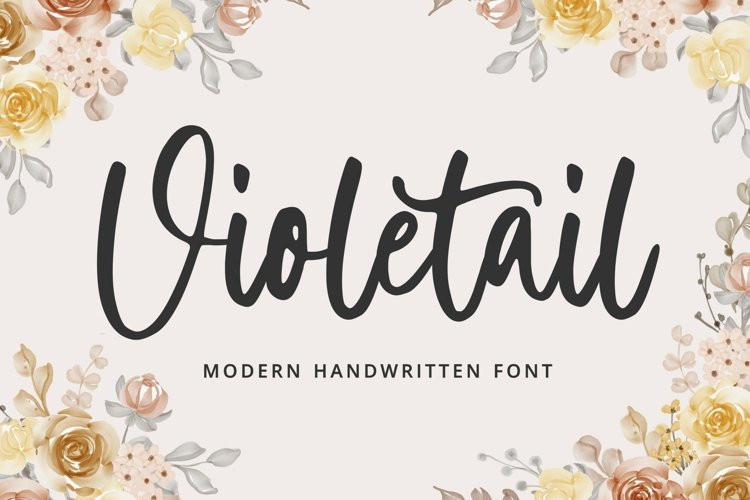 Violetail Script Font