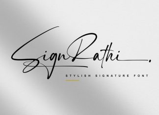 SignRathi Handwritten Font