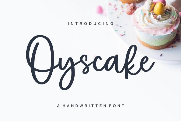 Oyscake Script Font