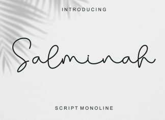 Salminah Handwritten Font
