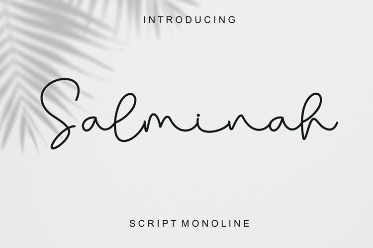 Salminah Handwritten Font