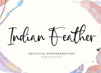Indian Feather Handwritten Font