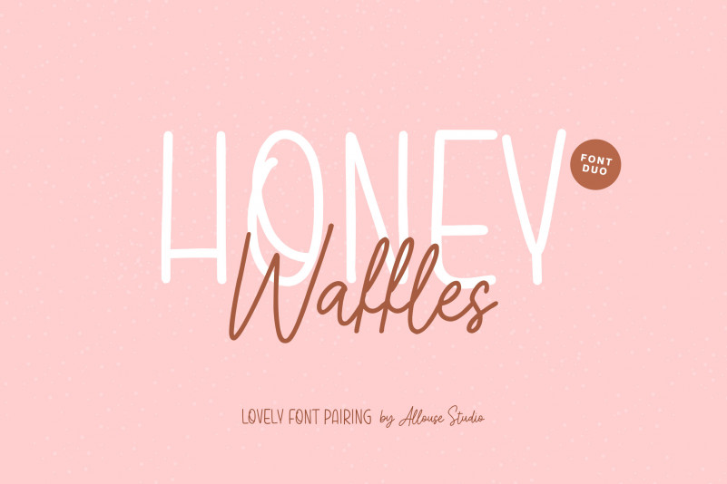 Honey Waffles Handwritten Font