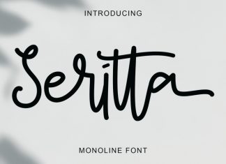 Seritta Handwritten Font
