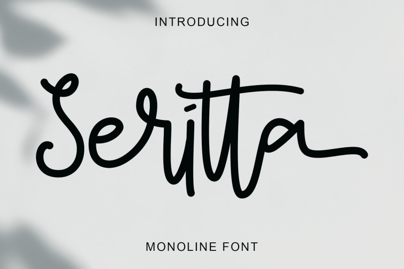 Seritta Handwritten Font