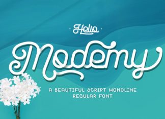 Modemy Script Font