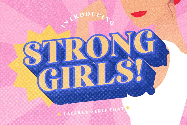 Strong Girls Serif Font