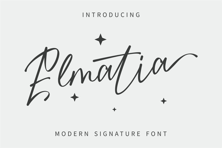 Elmatia Script Font