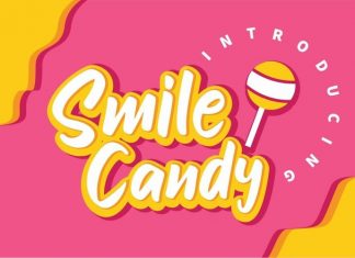 Smile Candy Brush Font