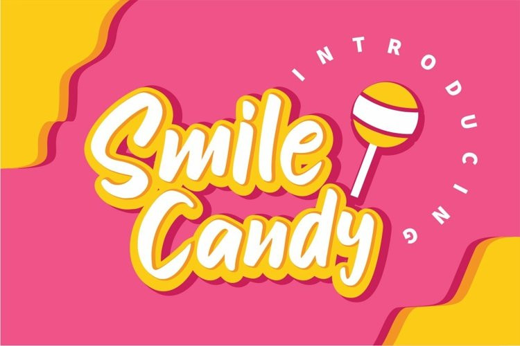Smile Candy Brush Font