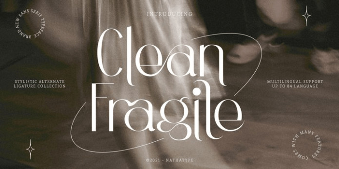 Clean Fragile Sans Serif Font