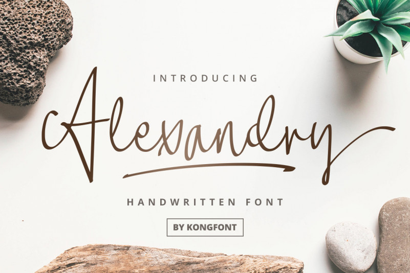 Alexandry Handwritten Font