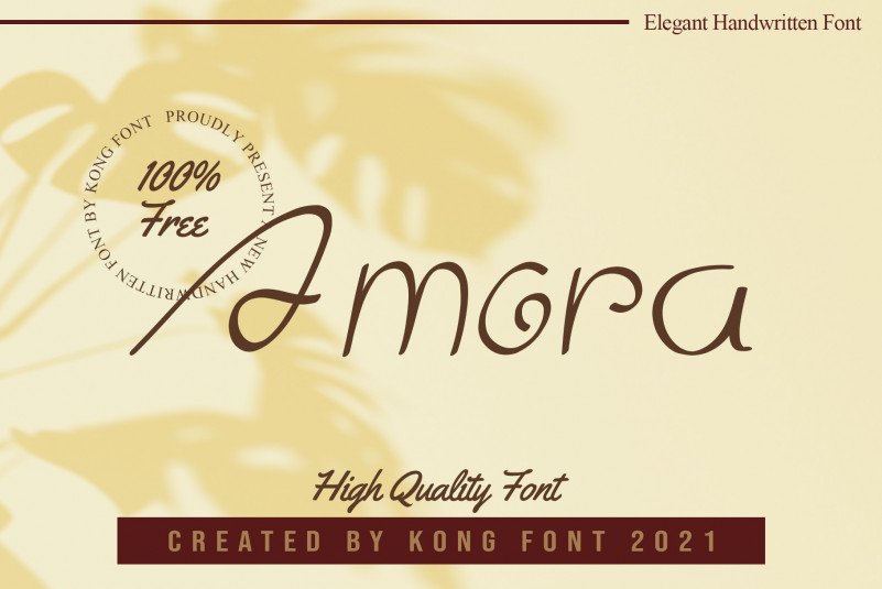 Amora Handwritten Font