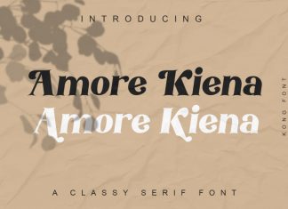 Amore Kiena Serif Font