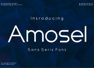 Amosel Sans Serif Font