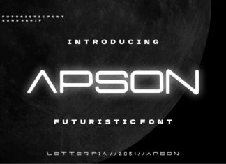 Apson Display Font