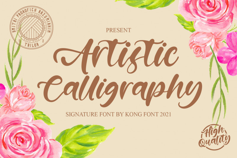 Artistic Calligraphy Font