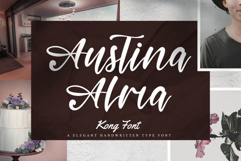 Austina Alma Script Font