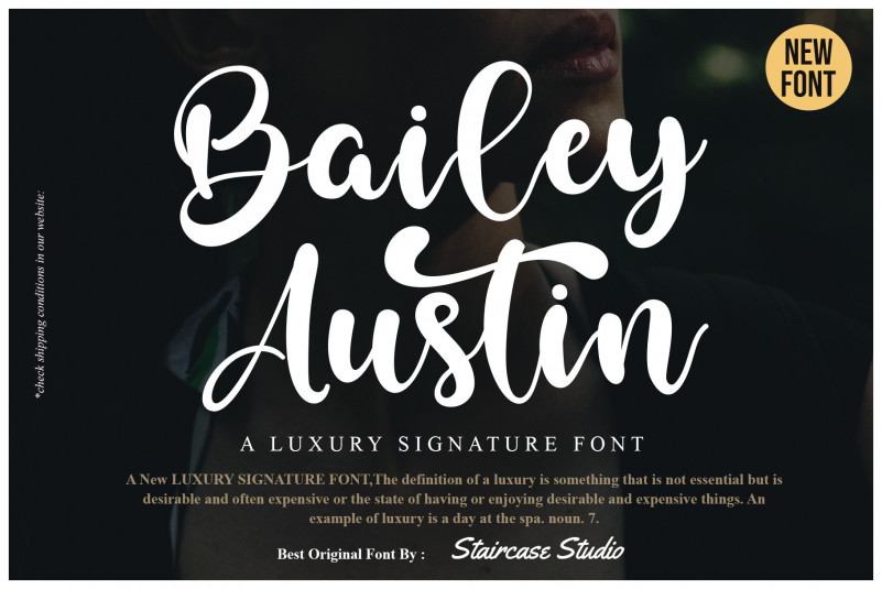 Bailey Austin Script Font