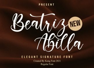 Beatriz Abilla Script typeface