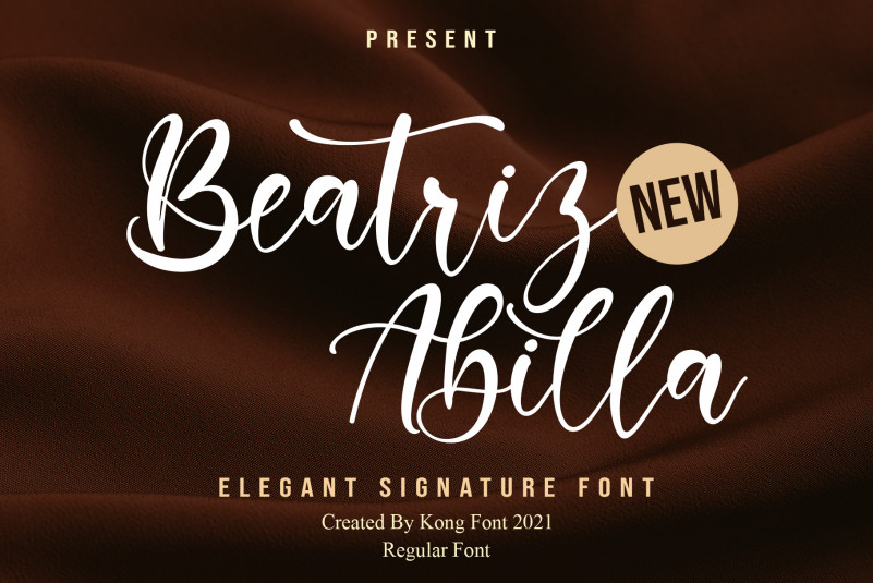 Beatriz Abilla Script typeface