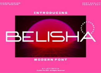 Belisha Display Font