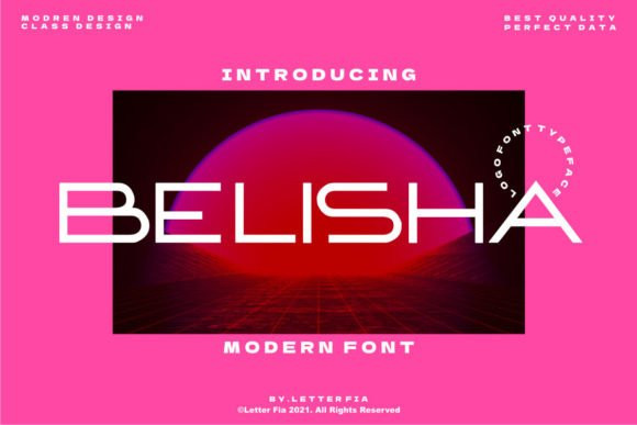 Belisha Display Font