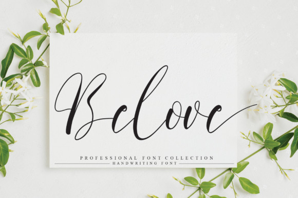 Belove Calligraphy Font