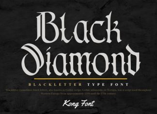 Black Diamond Blackletter Font