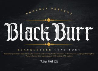Blackburr Blackletter Font