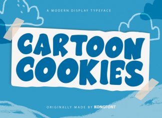 Cartoon Cookies Display Font