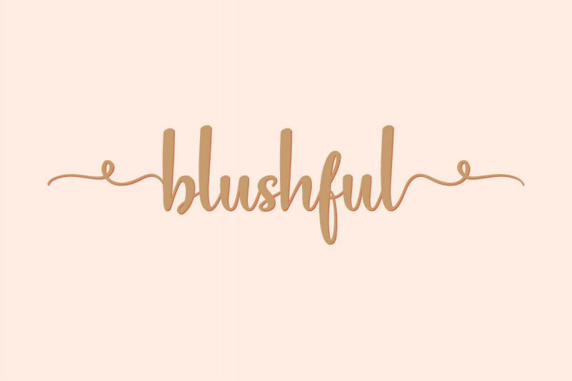 Blushful Script Font