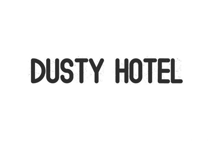 Dusty Hotel Display Font