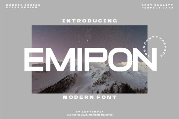 Emipon Sans Serif Font
