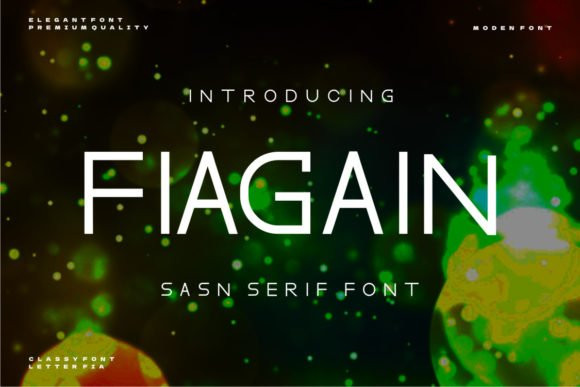 Fiagain Sans Serif Font