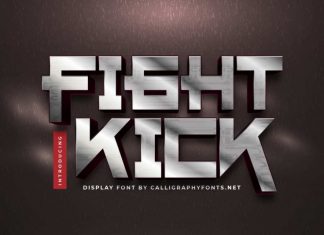 Fight Kick Display Font