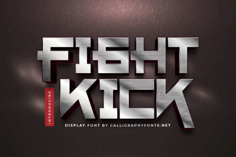 Fight Kick Display Font