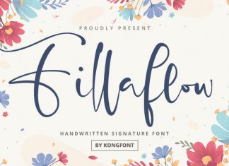 Fillaflow Script Font