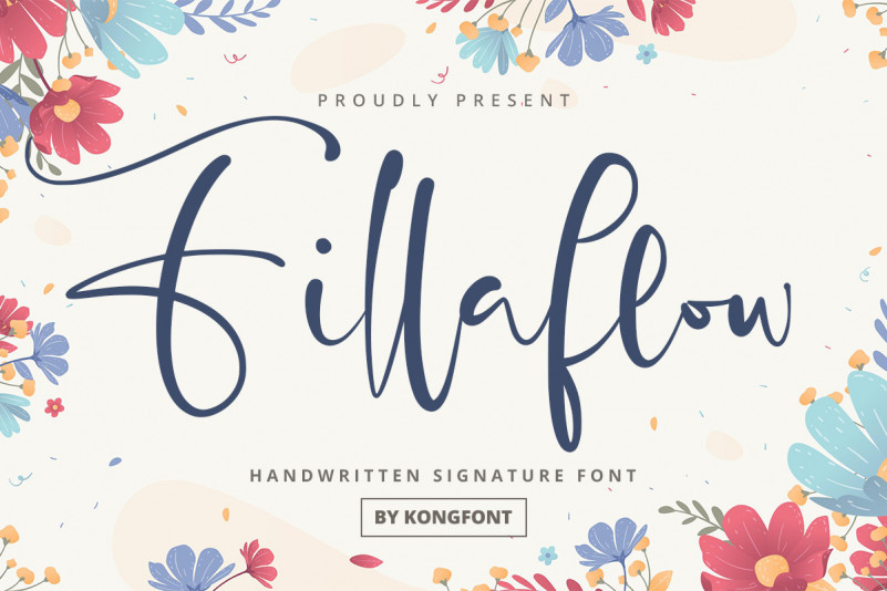 Fillaflow Script Font
