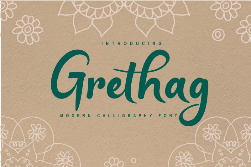 Grethag Script Font