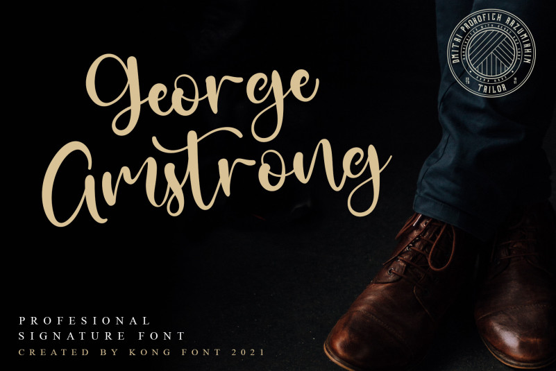 George Amstrong Script Font