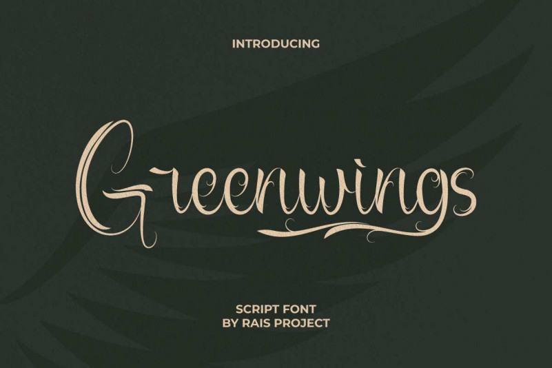 Greenwings Script Font