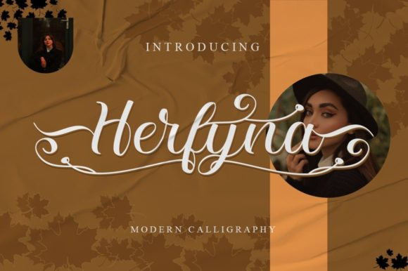 Herfyna Calligraphy Font