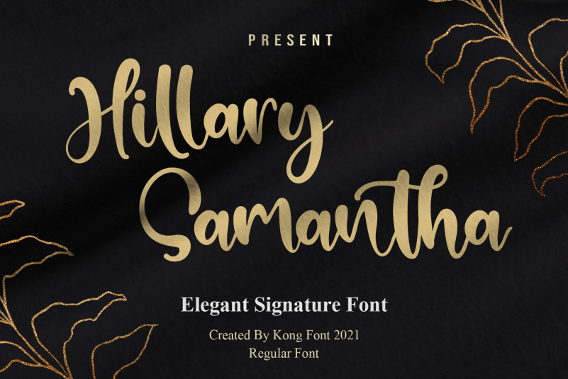 Hillary Samantha Handwritten Font