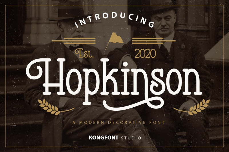 Hopkinson Display Font