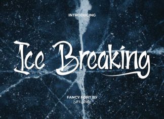 Ice Breaking Script Font