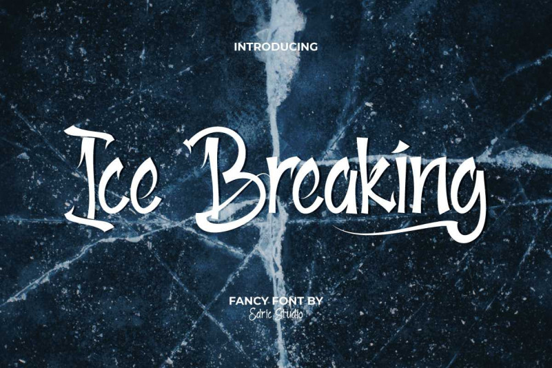 Ice Breaking Script Font