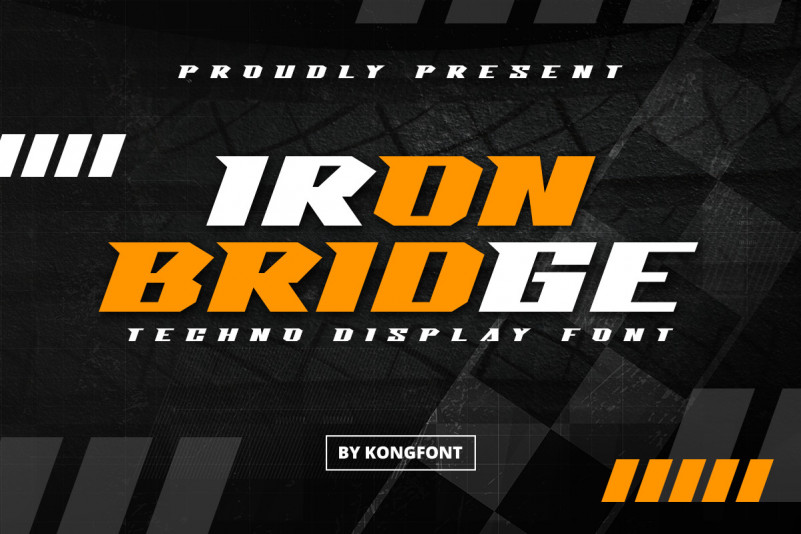 Iron Bridge Display Font